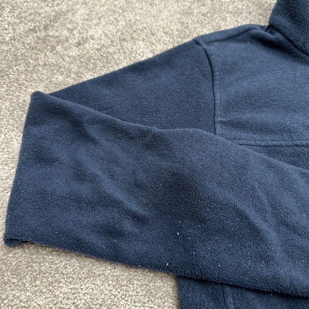 Columbia Steens Mountain Fleece Jacket Mens Small Blue Full Zip Pocket Outdoor - Picture 4 of 12